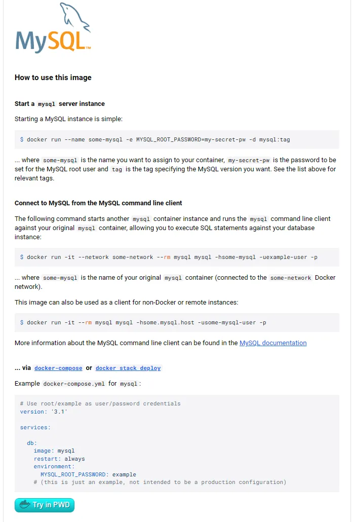 mysql overview